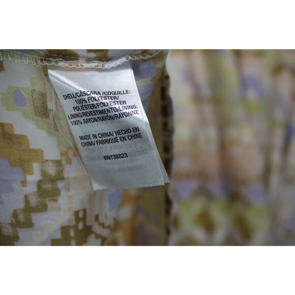 Shyanne Women's Large Watercolor Southwestern Cowgirl Long Sleeve Maxi Dress - Picture 6 of 8